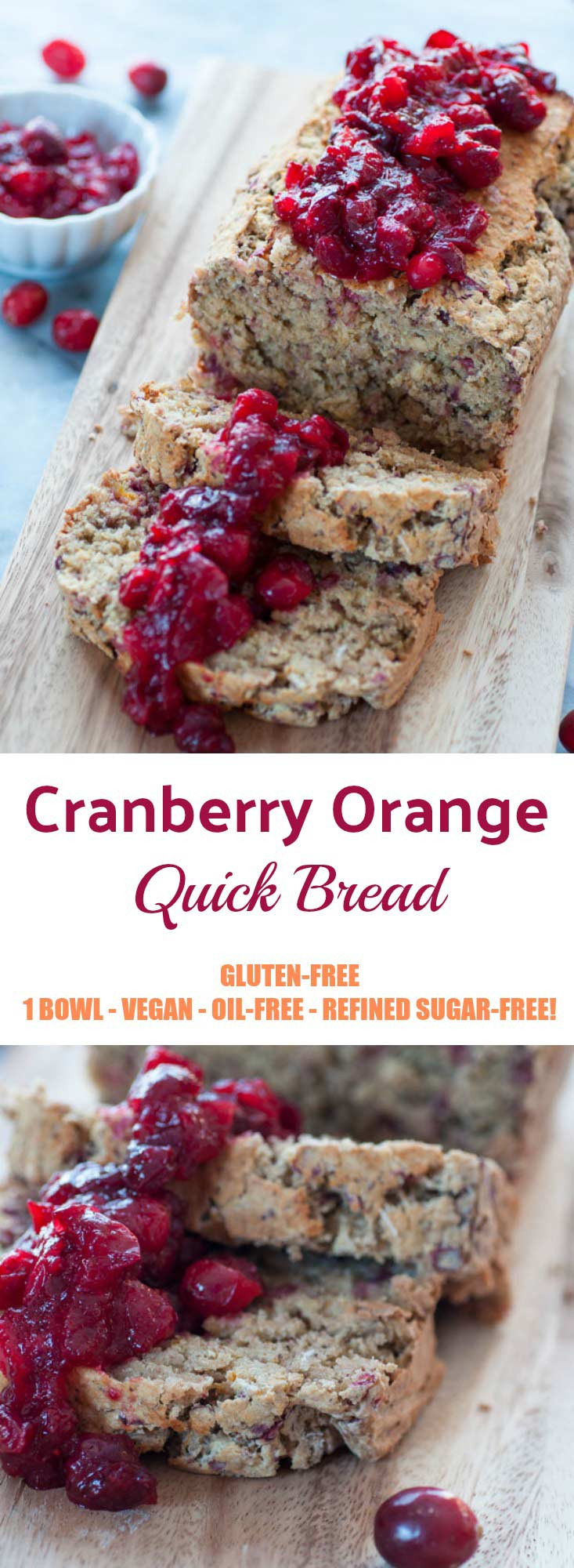 Cranberry Orange Quick Bread
 Vegan Cranberry Orange Quick Bread Veganosity