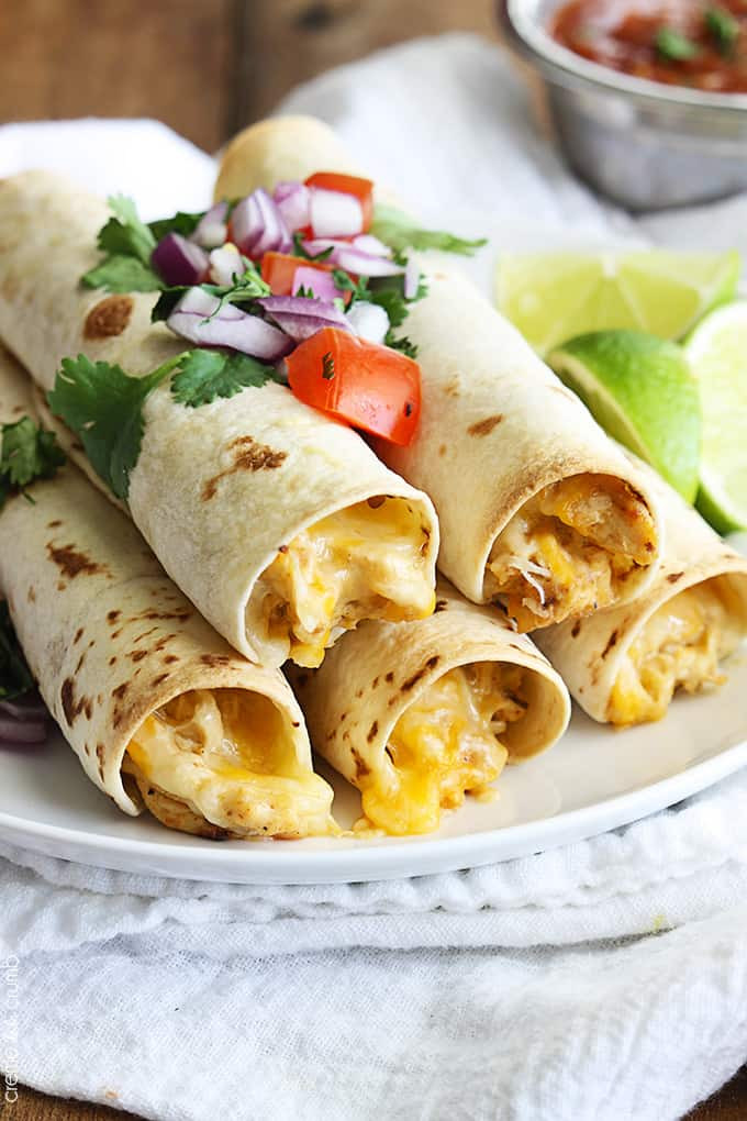 Cream Cheese Dinner Recipes
 Slow Cooker Cream Cheese Chicken Taquitos
