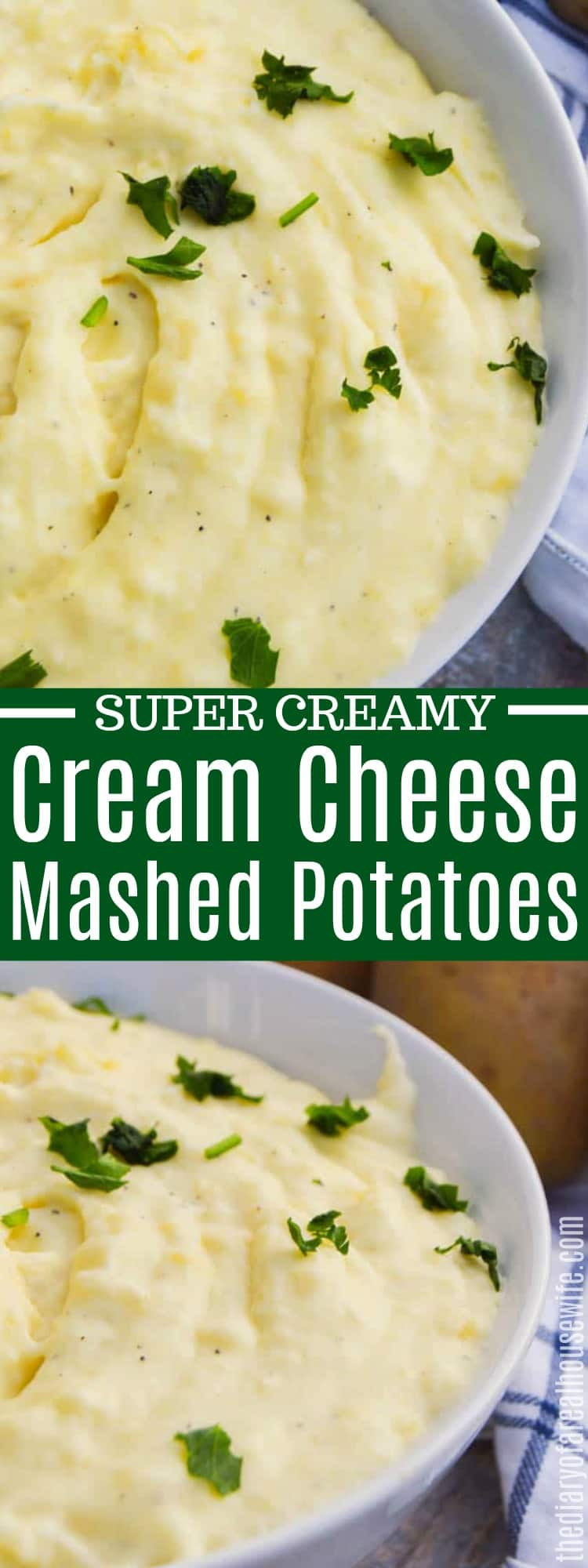 Cream Cheese Mashed Potatoes
 Cream Cheese Mashed Potatoes • The Diary of a Real Housewife