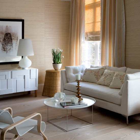 Cream Living Room Ideas
 Casual cream living room Living rooms