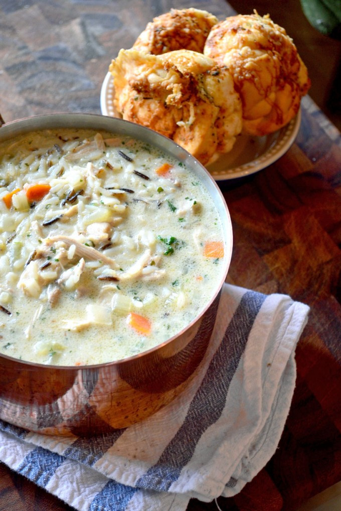 Cream Of Chicken And Wild Rice Soup Panera
 Creamy Chicken & Wild Rice Soup Go Go Go Gourmet