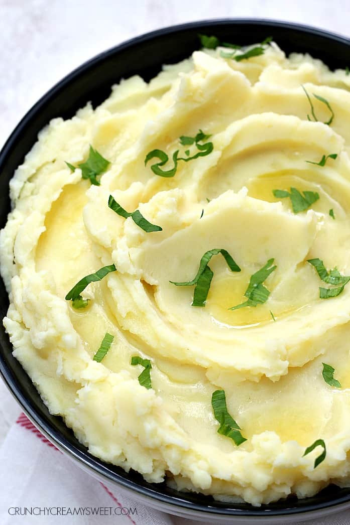 Creamy Garlic Mashed Potatoes Recipe
 Creamy Garlic Slow Cooker Mashed Potatoes Crunchy Creamy
