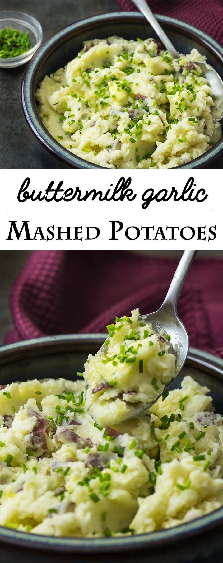 Creamy Garlic Mashed Potatoes Recipe
 Creamy Buttermilk Garlic Mashed Potatoes Recipe