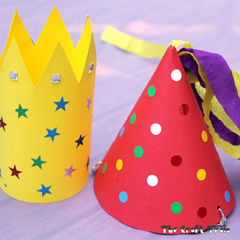 Create A Kids Party
 Make your own party hats