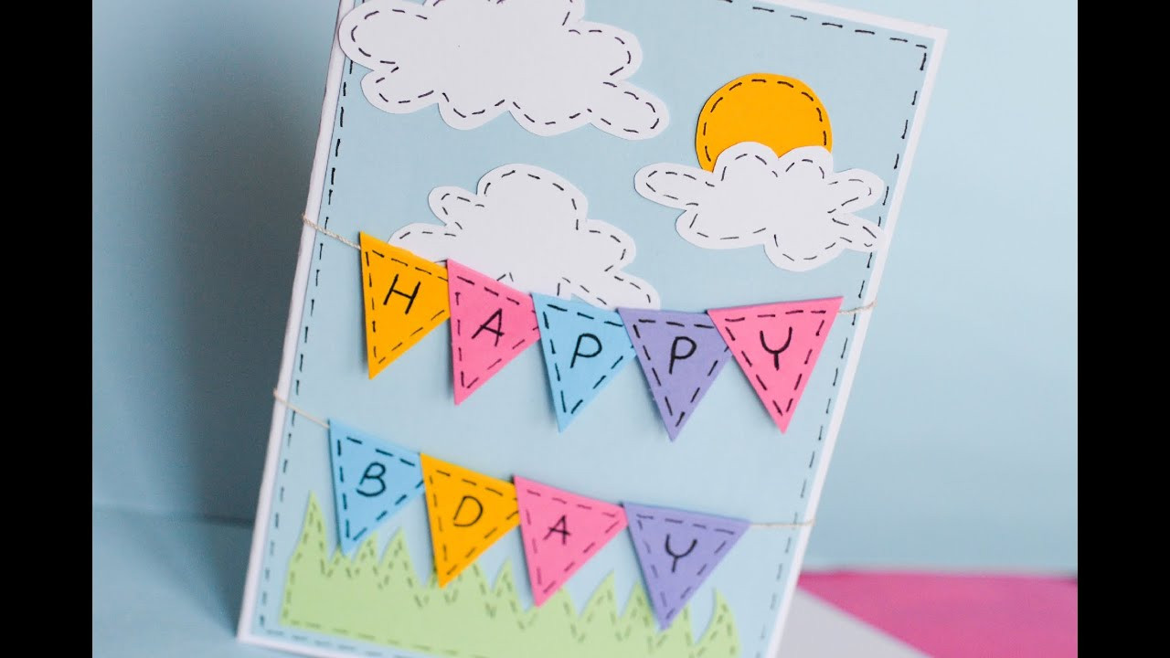 Create Birthday Card
 How to Make Greeting Birthday Card Step by Step