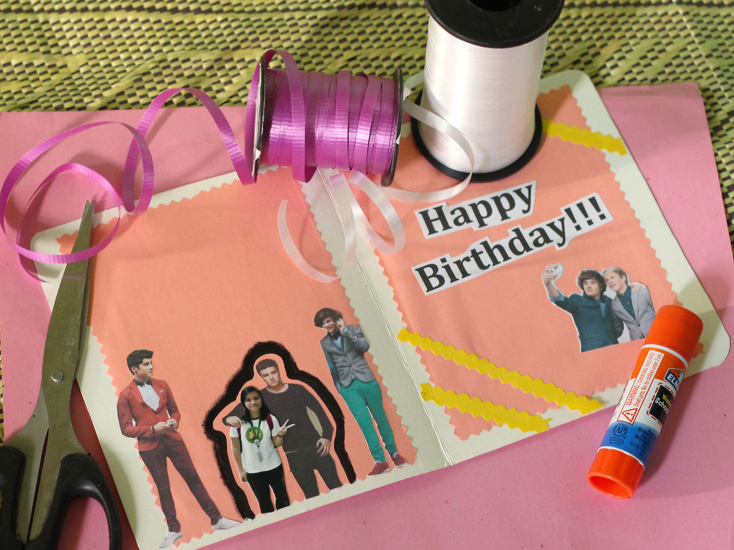 Create Birthday Card
 How to Make a Birthday Card for a e Direction Fan 7 Steps