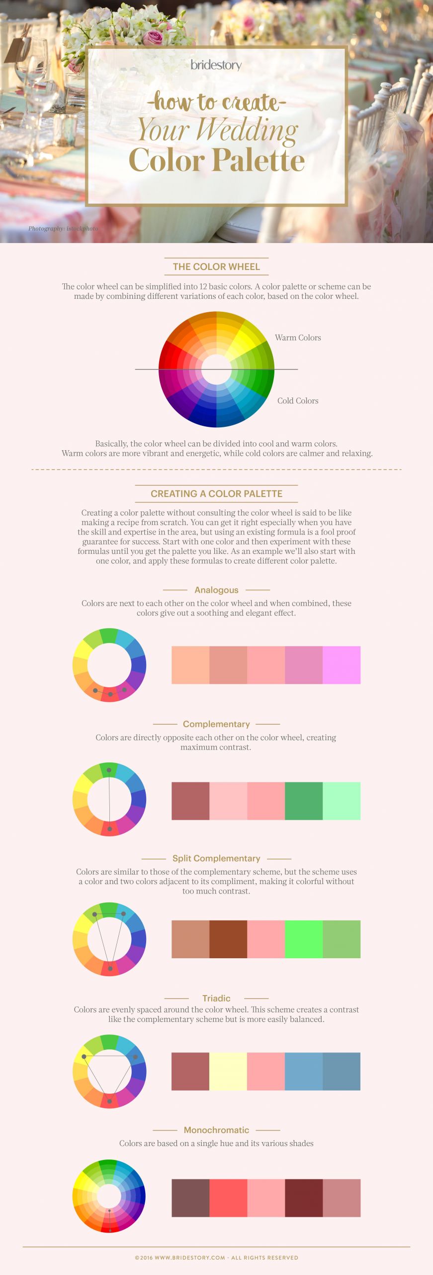 Create Wedding Color Palette
 How to Create the Perfect Wedding Color Palette