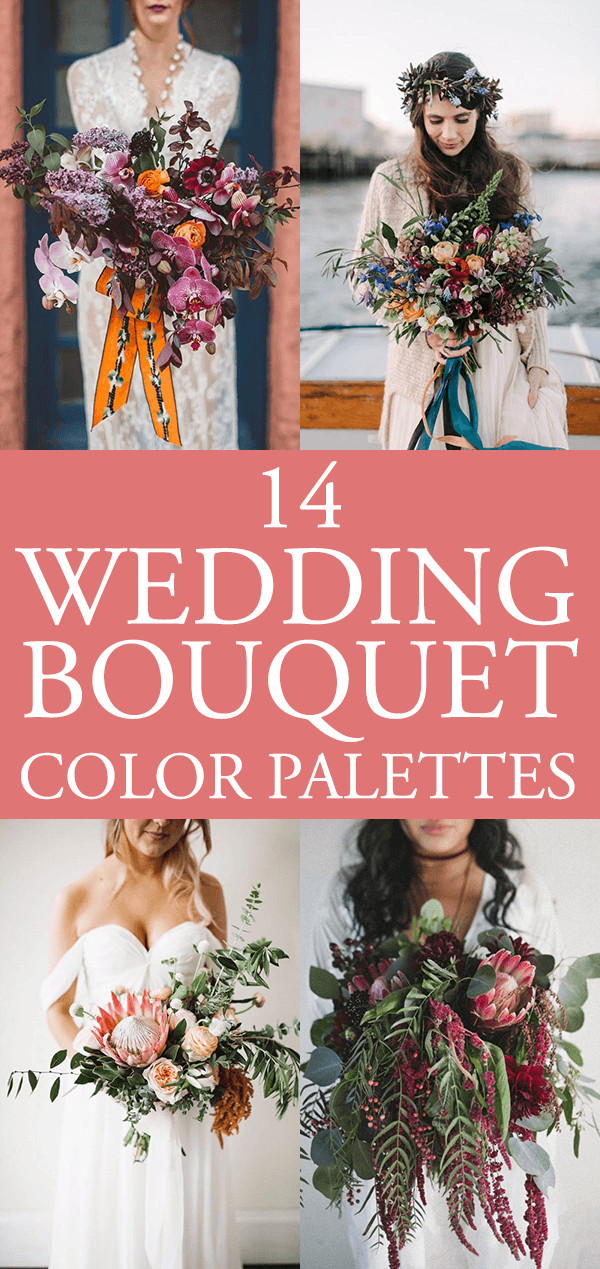 Create Wedding Color Palette
 14 Stunning Bouquet Color Palettes to Show to Your Florist