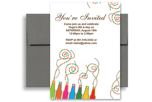 Create Your Own Birthday Invitation
 Create Your Own Printable Birthday Invitation 5x7 in