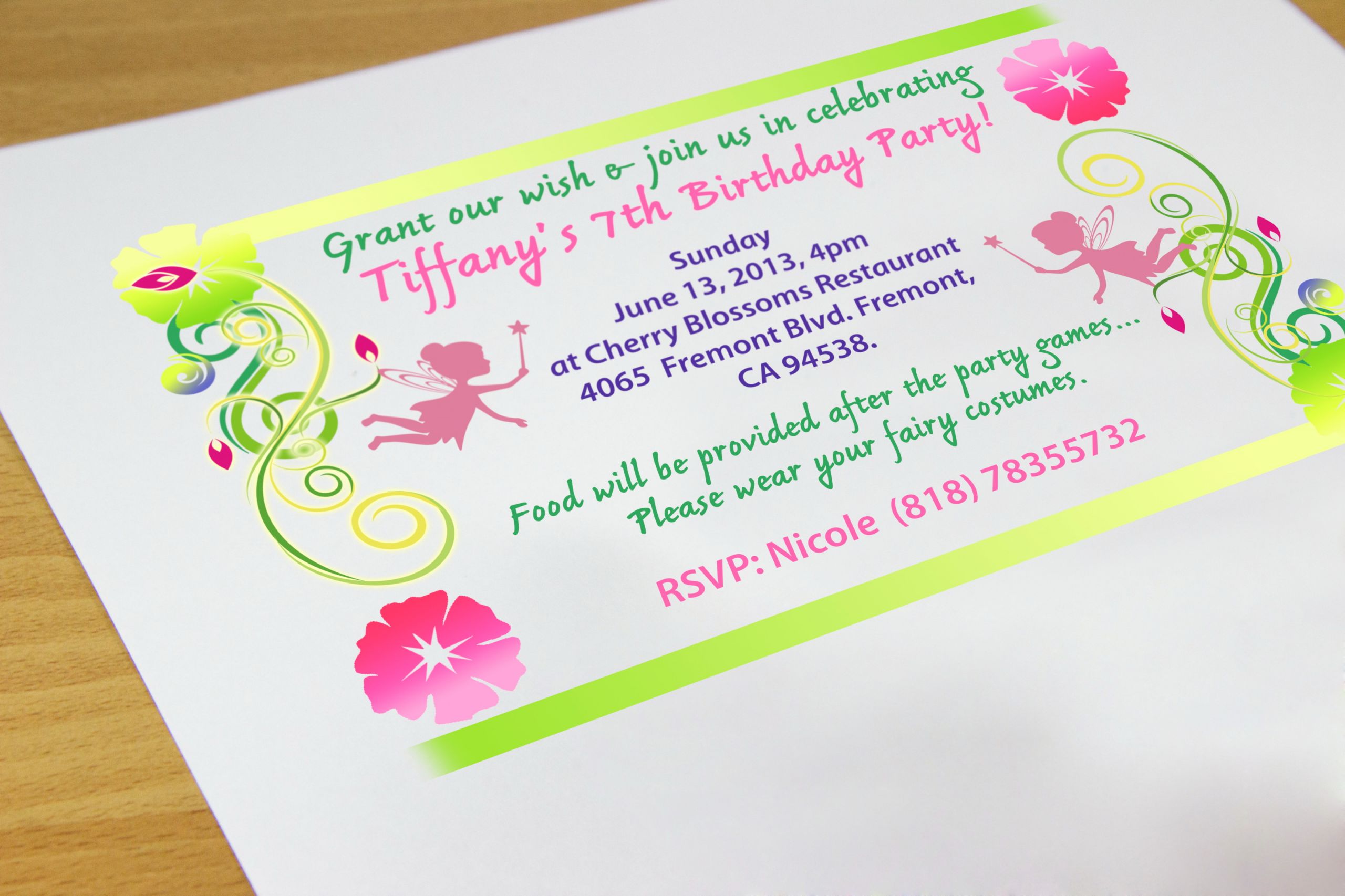 Create Your Own Birthday Invitation
 How to Create Your Own Birthday Invitations 7 Steps