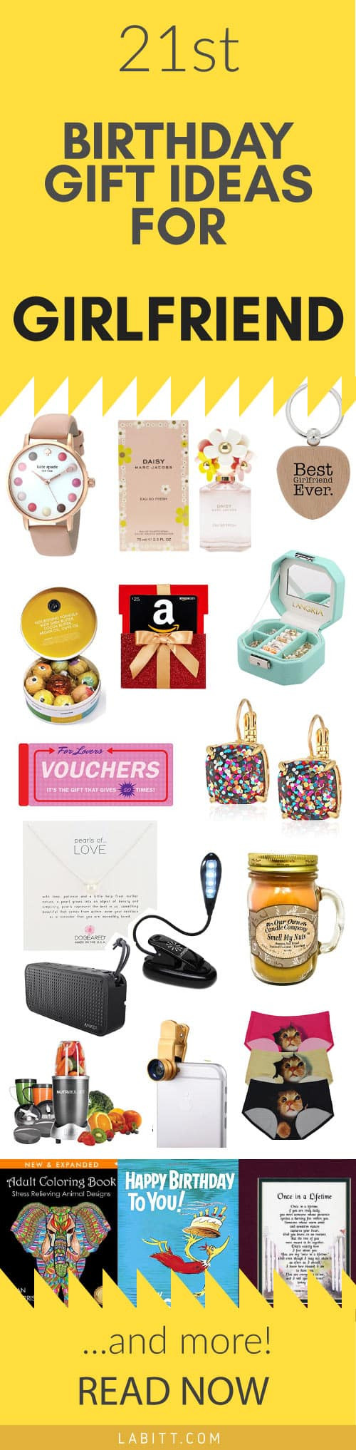 Creative 21St Birthday Gift Ideas For Her
 Creative 21st Birthday Gift Ideas for Girlfriend 21