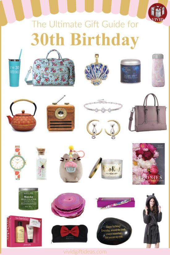 Creative 30th Birthday Gift Ideas For Her
 30 Awesome 30th Birthday Gifts for Her