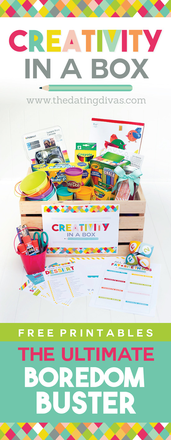 Creative Activities For Kids
 Creative Activities in a Box Boredom Buster From The