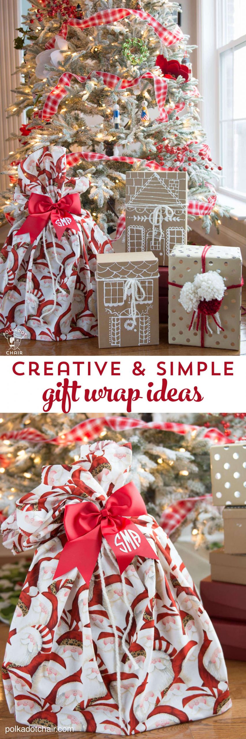 Creative Christmas Gift Ideas
 3 Simple and Creative Gift Wrap Ideas The Polka Dot Chair