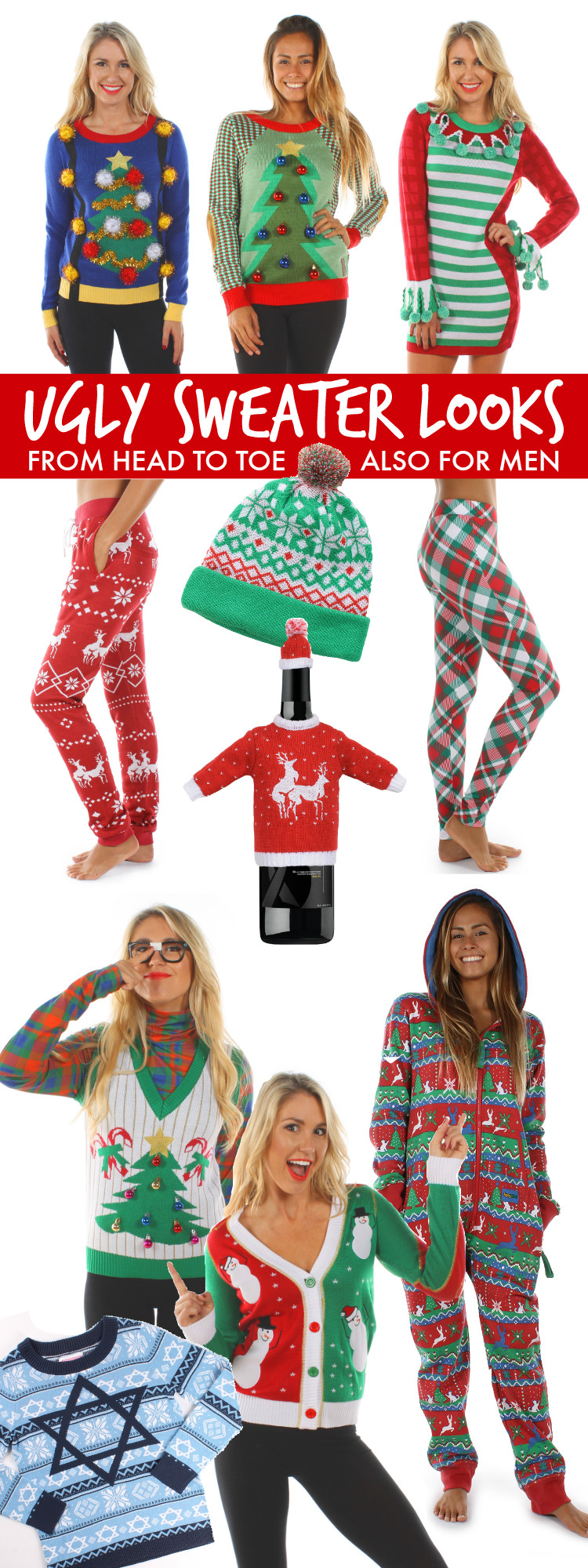 Creative Christmas Party Ideas
 Ugly Christmas Sweater Party Looks Oh My Creative