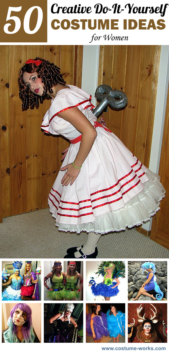 Creative DIY Costume
 50 Creative DIY Halloween Costume Ideas for Women