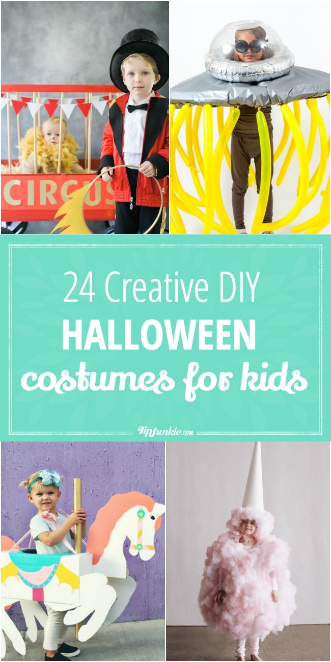 Creative DIY Costumes
 24 Creative DIY Halloween Costumes for Kids