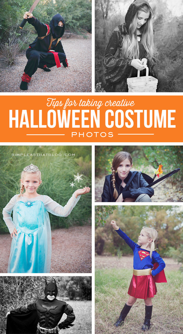 Creative DIY Costumes
 Tips for taking Creative Halloween s of Your Kids in