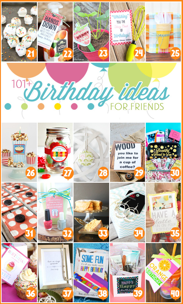 Creative Gift Ideas For Best Friend
 101 Creative & Inexpensive Birthday Gift Ideas