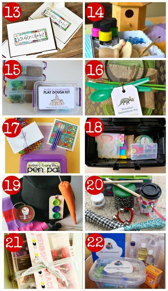 Creative Kids Gifts
 50 DIY Gift Kits for Kids