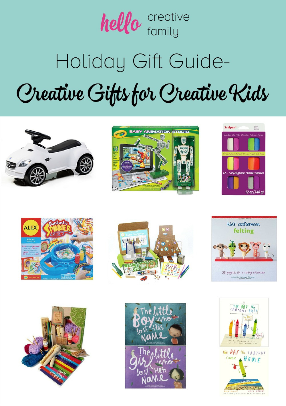 Creative Kids Gifts
 Holiday Gift Guide Holiday Gift Ideas for Creative Kids
