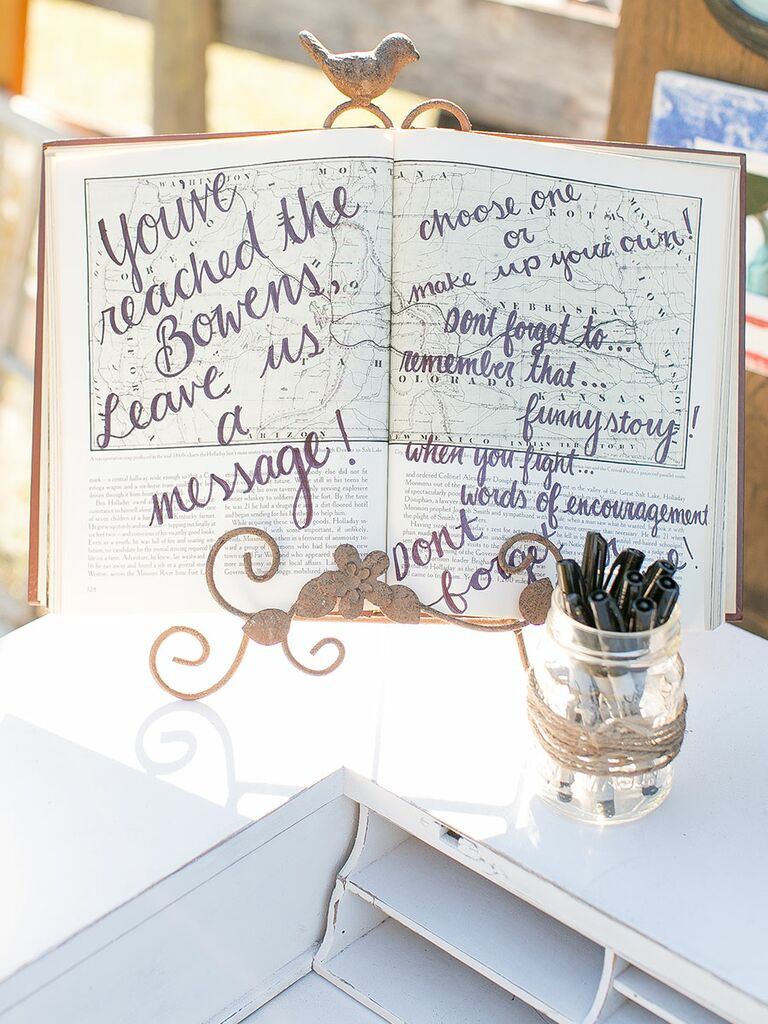 Creative Wedding Guest Book Ideas
 Wedding Guest Book Guest Book Alternatives You’ll Love