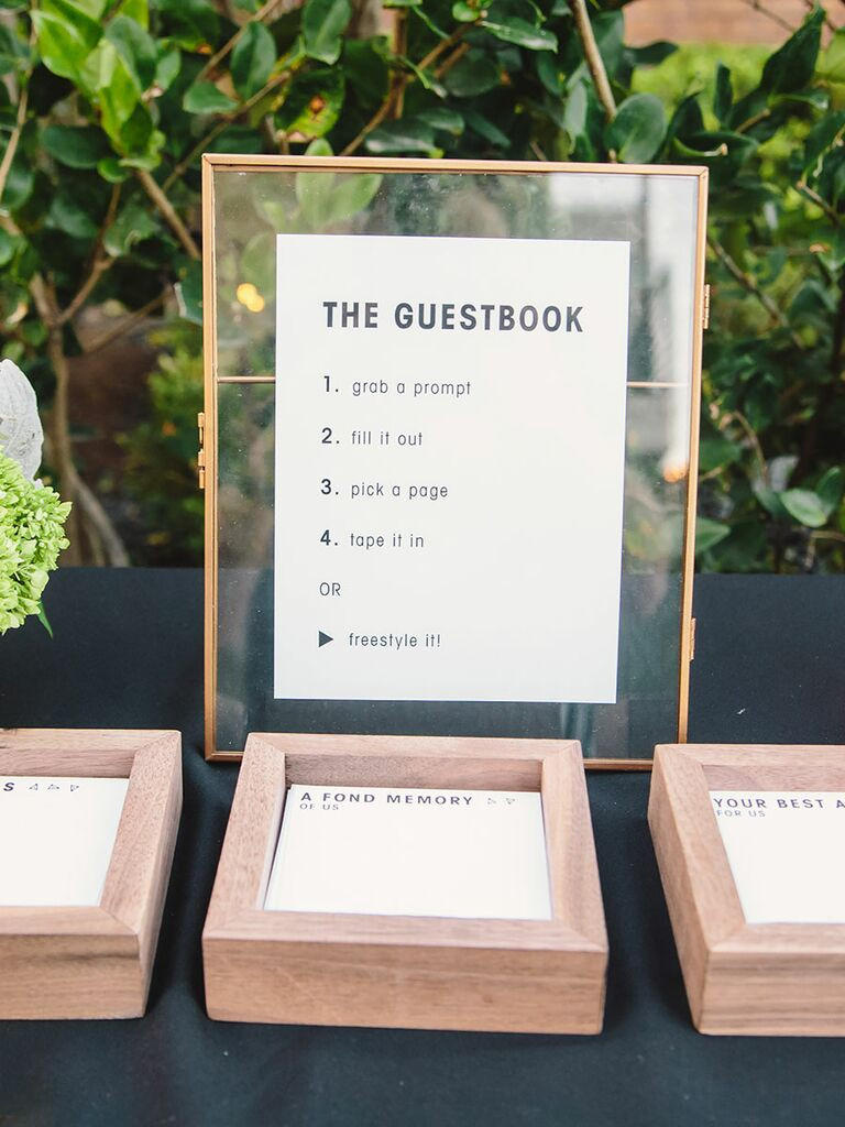 Creative Wedding Guest Book Ideas
 Wedding Guest Book Guest Book Alternatives You’ll Love