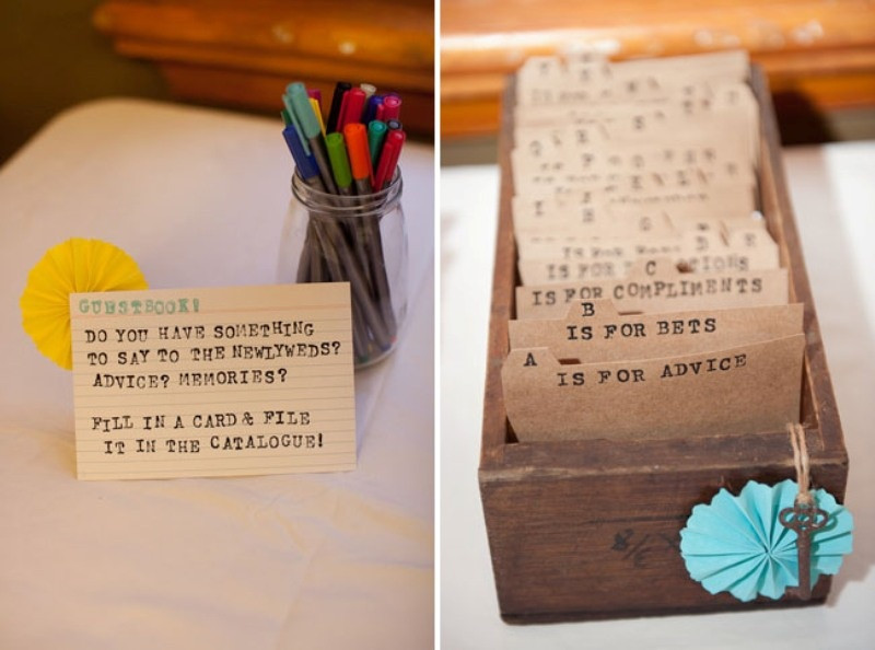 Creative Wedding Guest Book Ideas
 Picture Non Traditional And Creative Wedding Guest Book