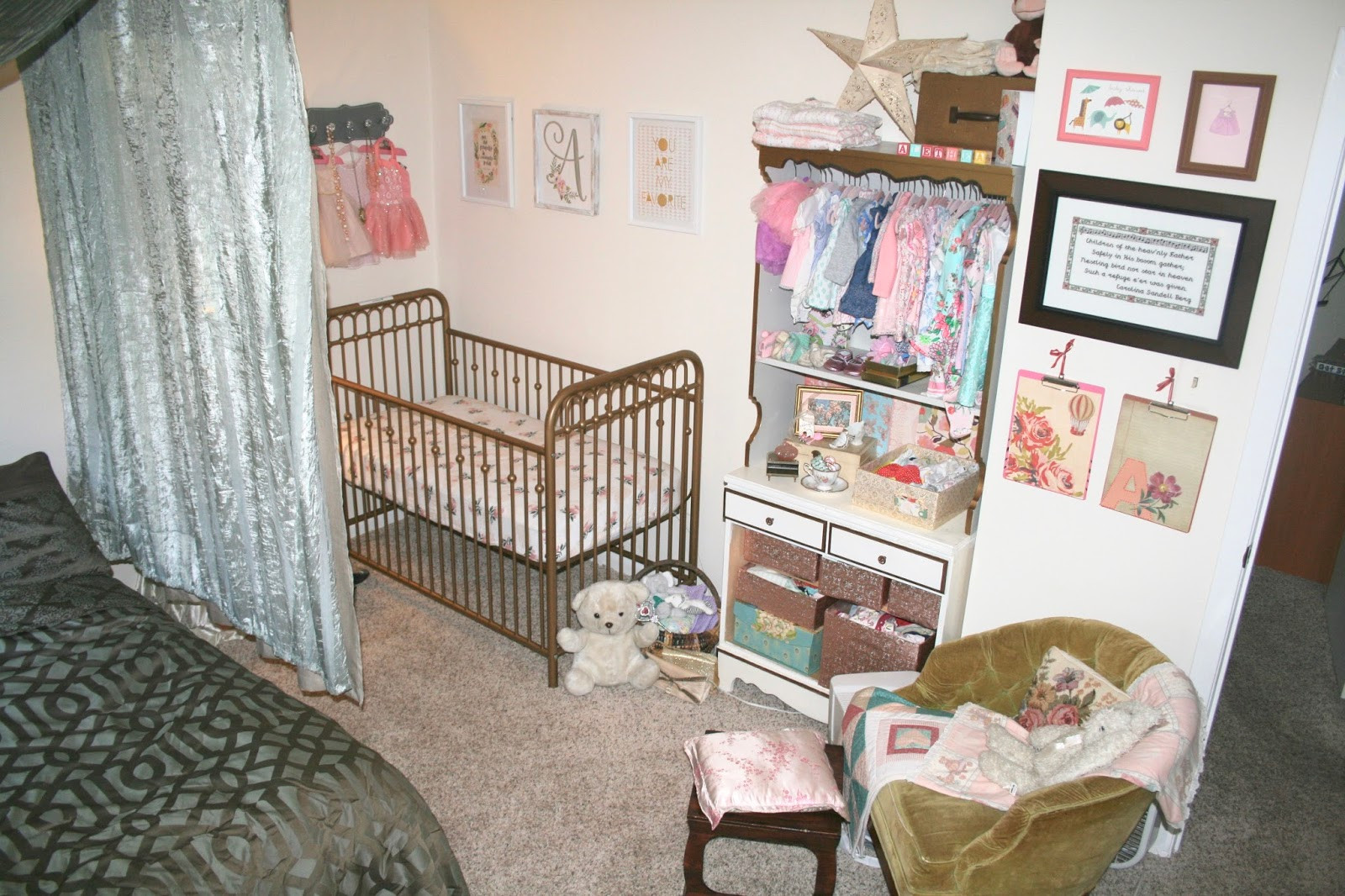 Crib In Master Bedroom
 Amy s Creative Pursuits How To Make A Nursery In Your