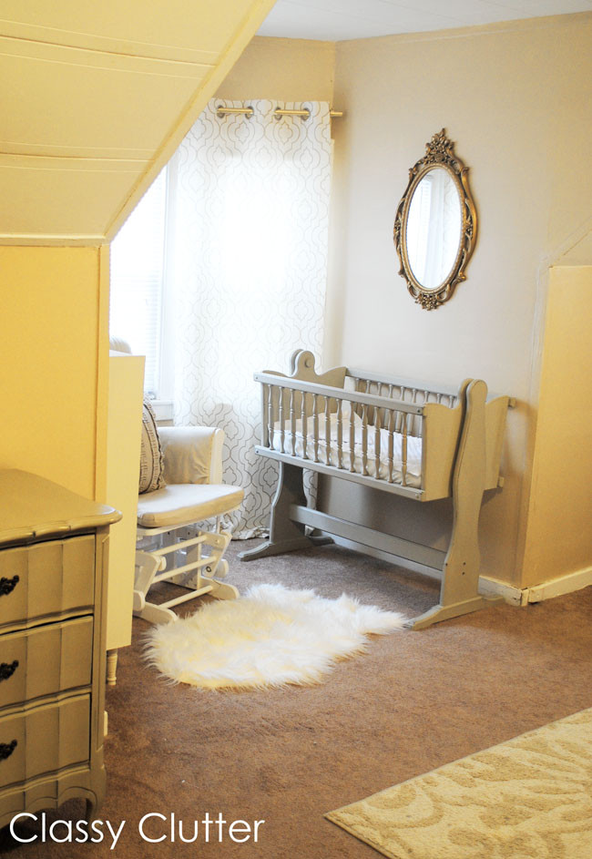 Crib In Master Bedroom
 Baby s Mini Nursery Nook in our Master Bedroom Classy