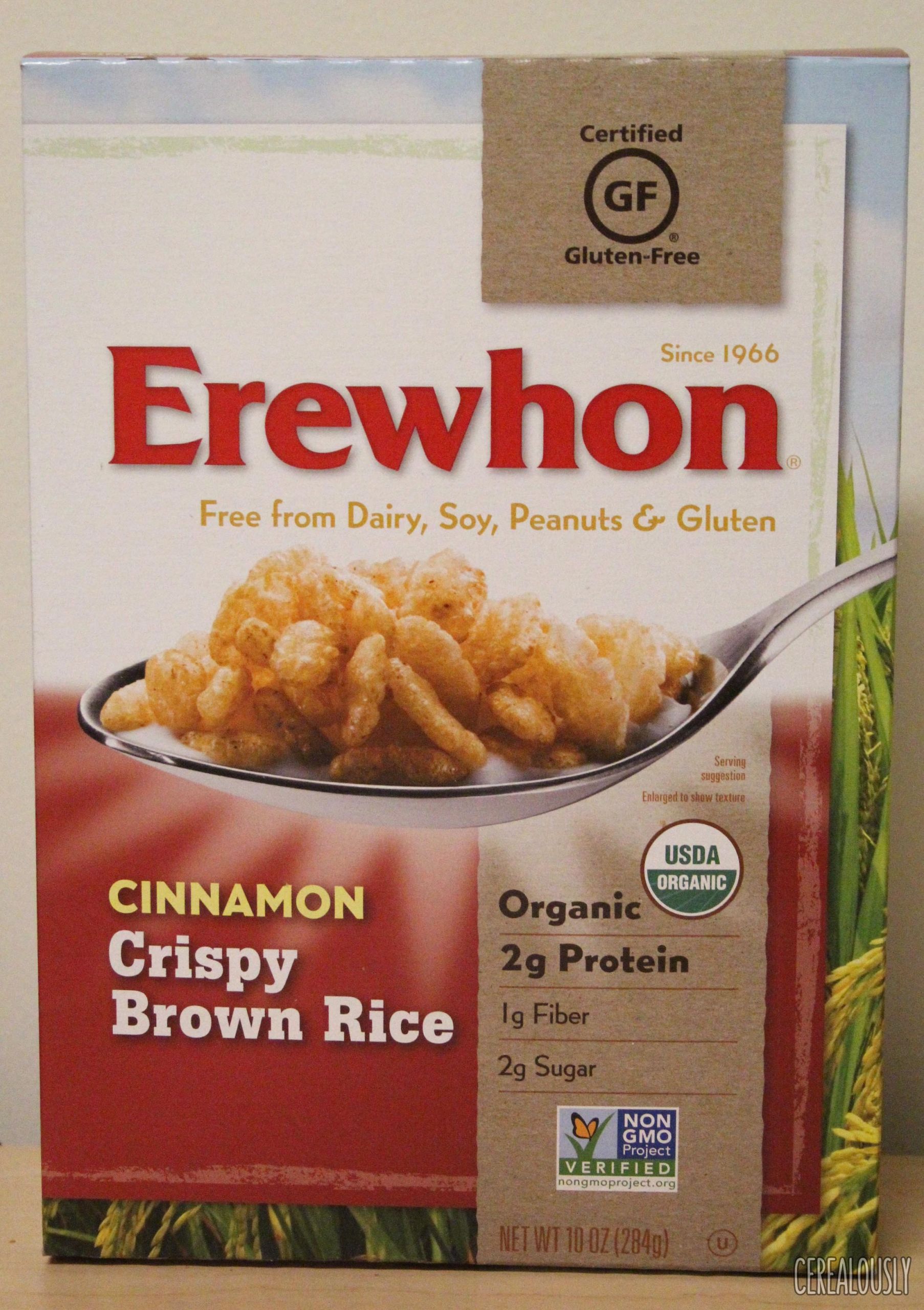 Crispy Brown Rice Cereal
 Cinnamon