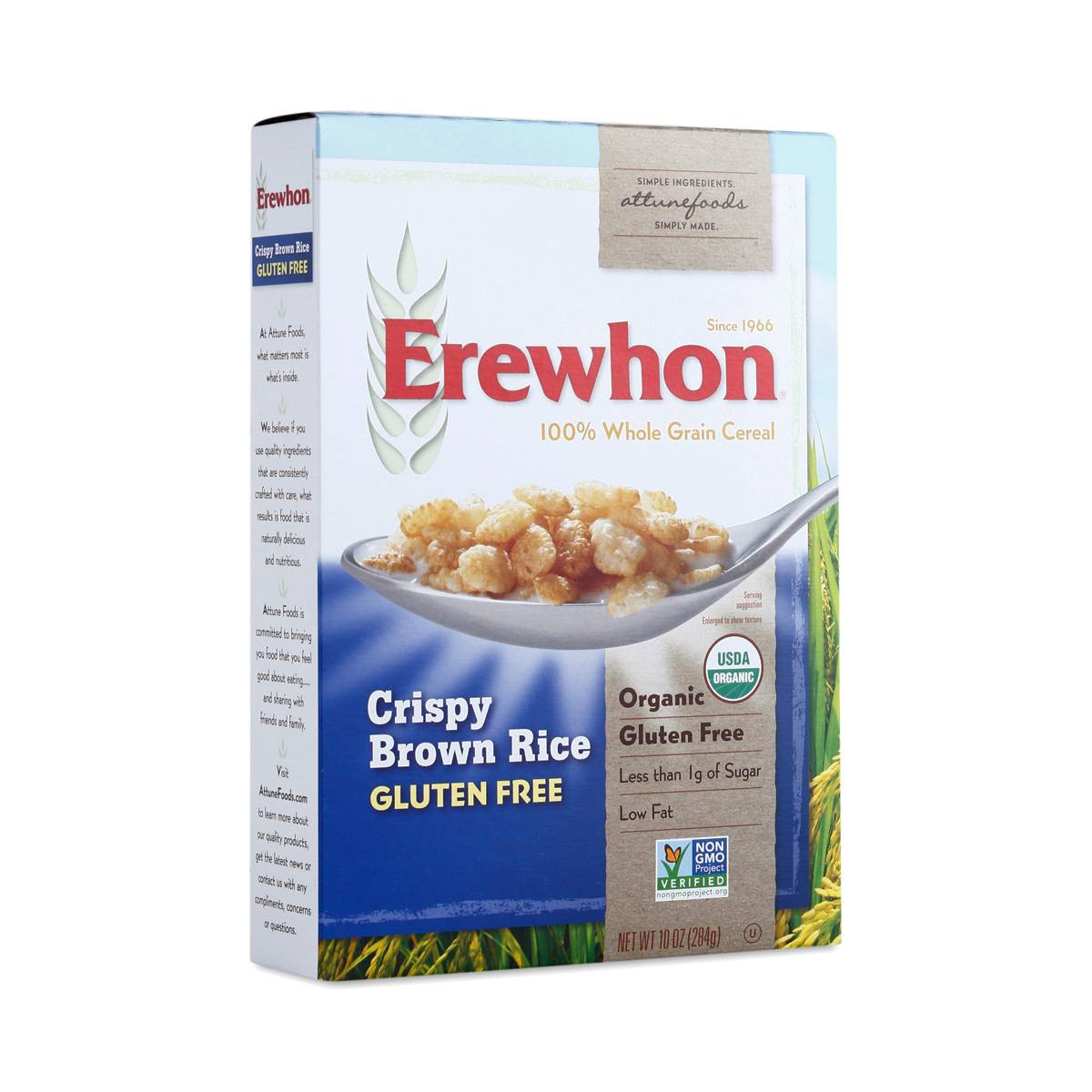 Crispy Brown Rice Cereal
 Organic Brown Rice Cereal by Erewhon Thrive Market
