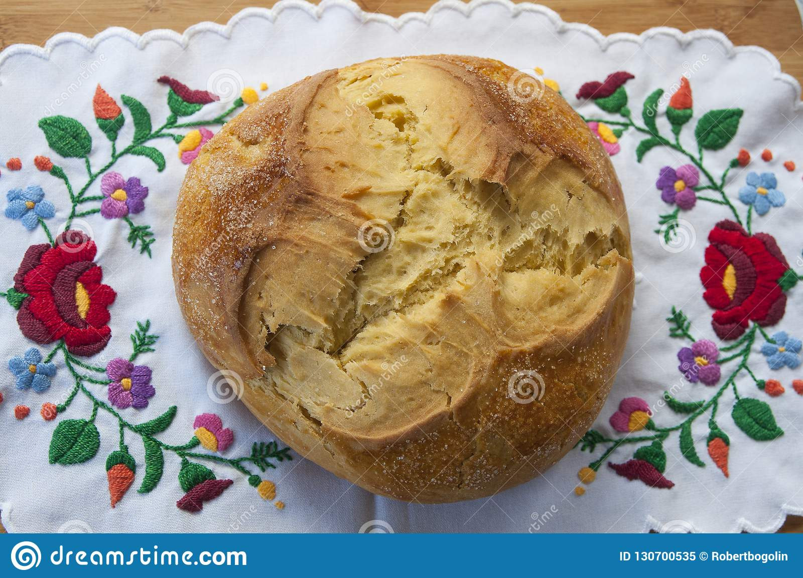 Croatian Easter Bread
 Croatian Sweet Easter Bread Stock Image Image of