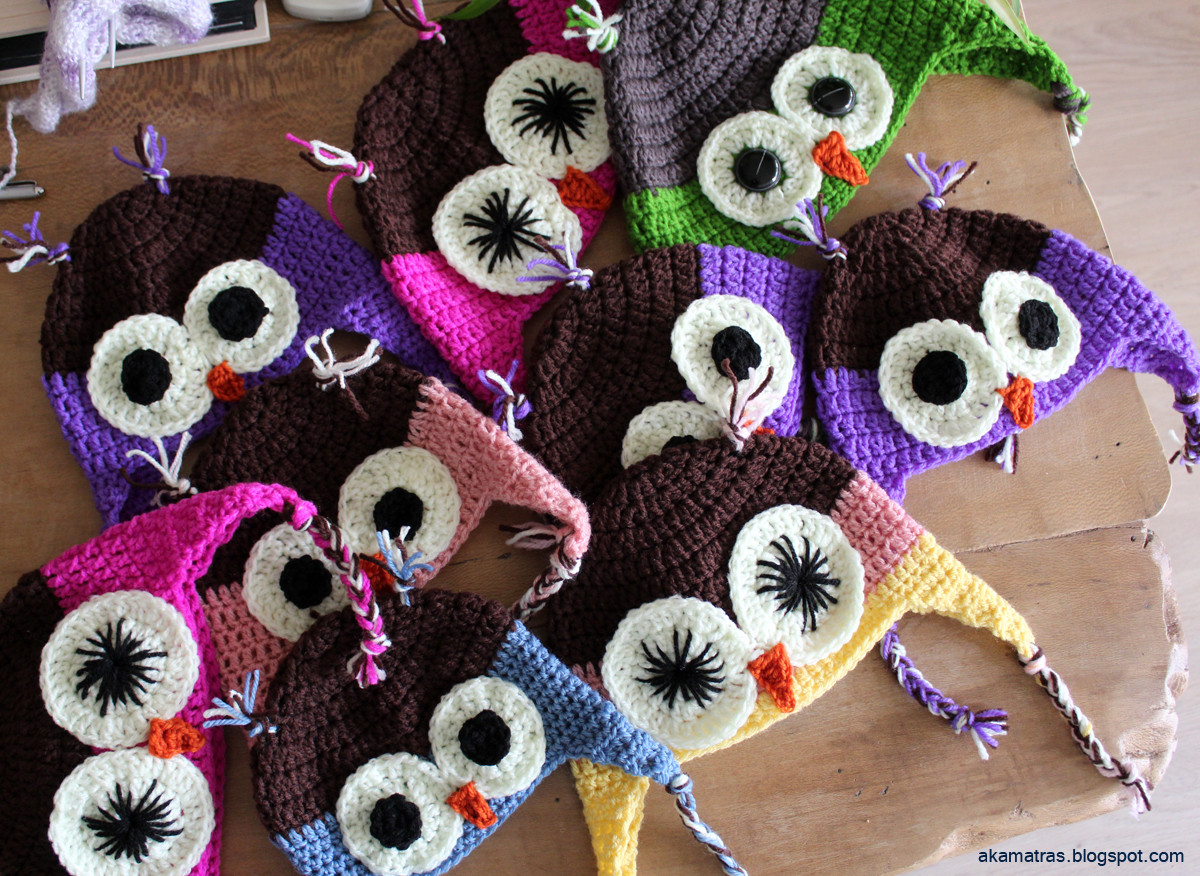 Crochet Gifts For Kids
 Crochet owl hats for kids Christmas ts for 2014