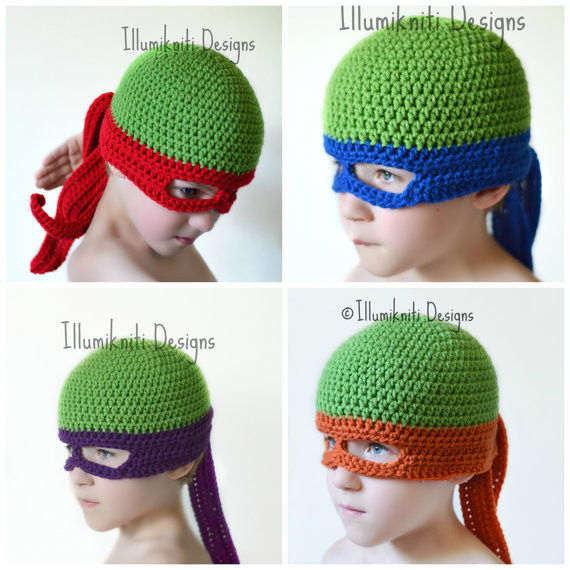 Crochet Gifts For Kids
 Crochet Kids Turtle Ninja Mask – Craft Gossip