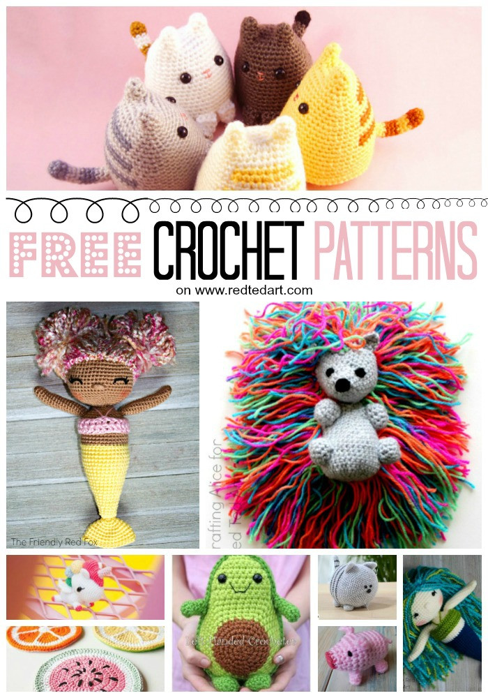 Crochet Gifts For Kids
 Free Crochet Patterns for Toys & Kids Red Ted Art Make