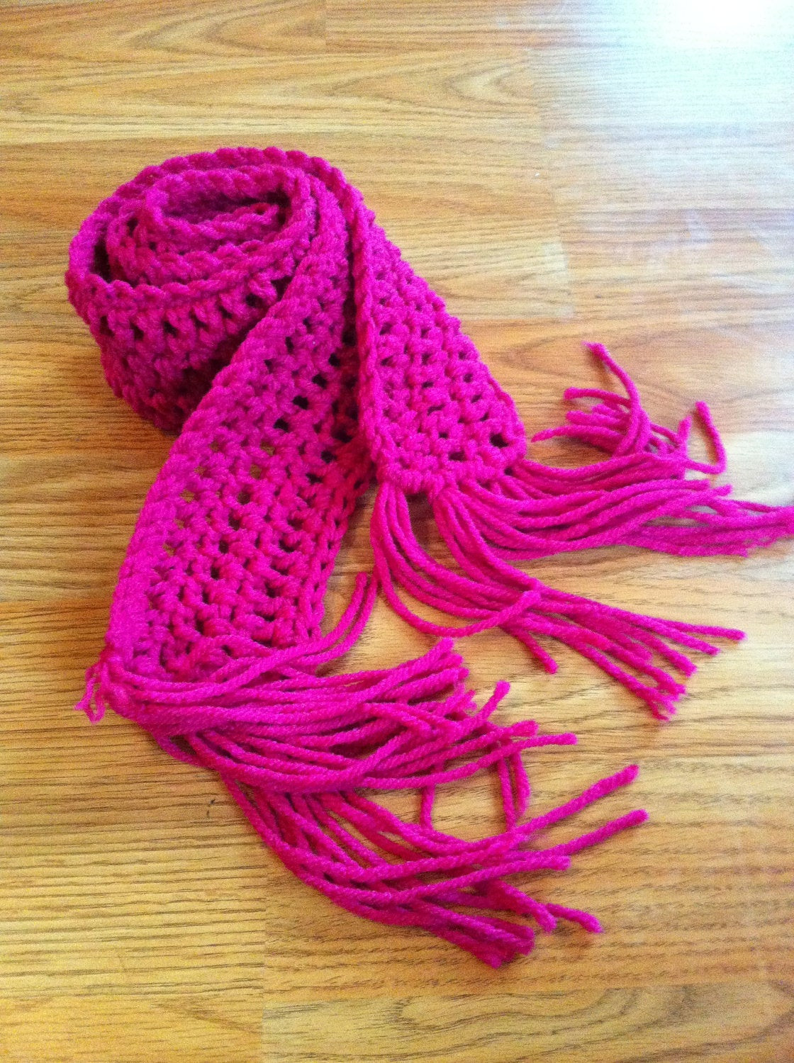 Crochet Gifts For Kids
 Handmade Crochet Scarf Children Pink winter Gift Under 20 Free