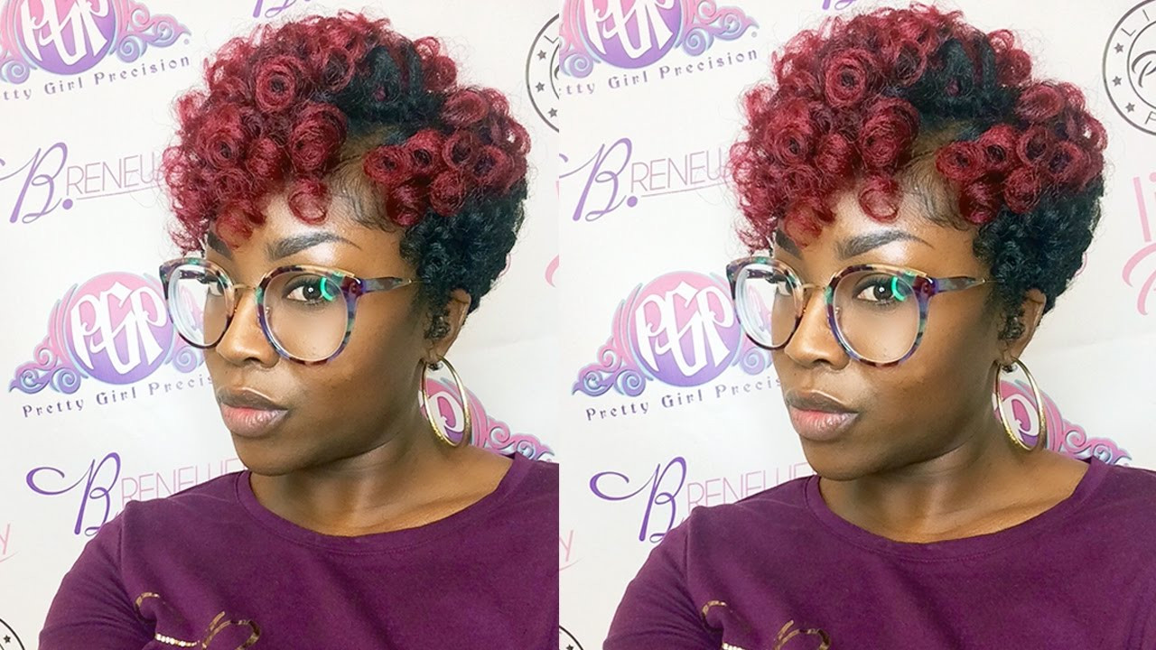 Crochet Hairstyles Youtube
 How to TWA Crochet CurlKalon Hair Review