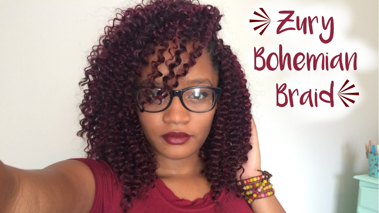 Crochet Hairstyles Youtube
 Zury Bohemian Braid Crochet Braids 4 Hairstyles