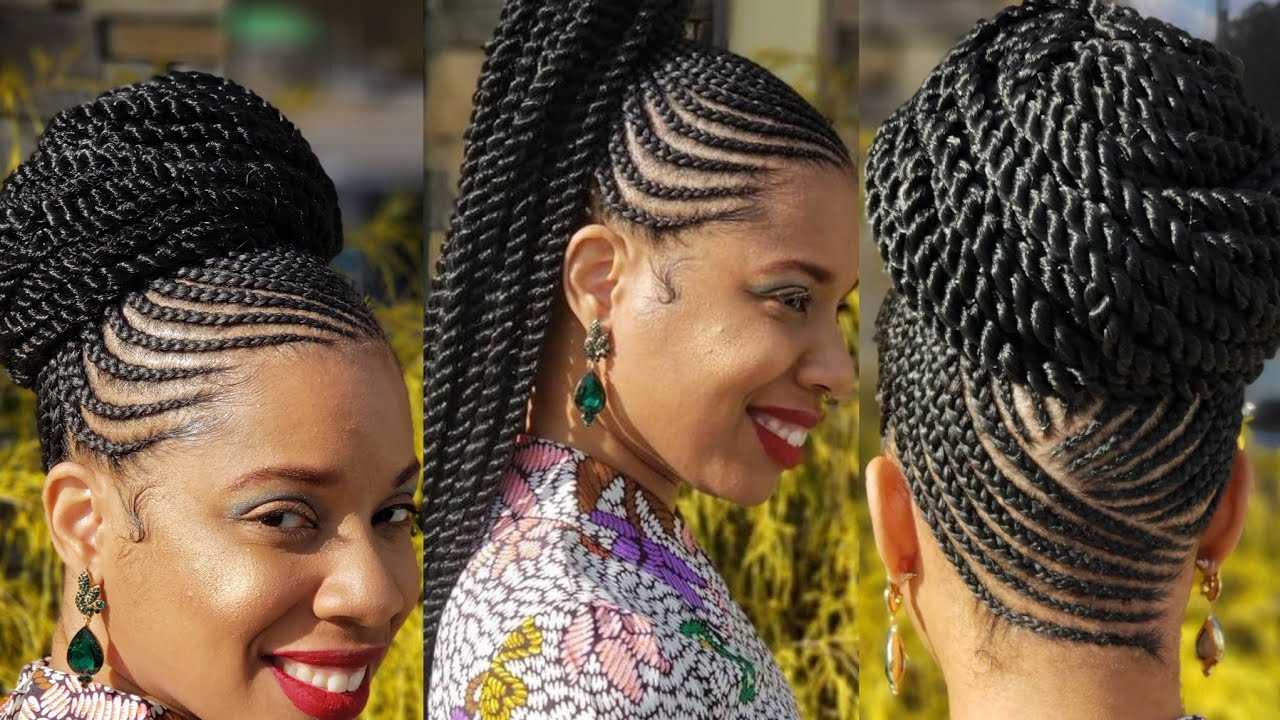 Crochet Hairstyles Youtube
 Crochet Twist Updo Ponytail Hairstyle