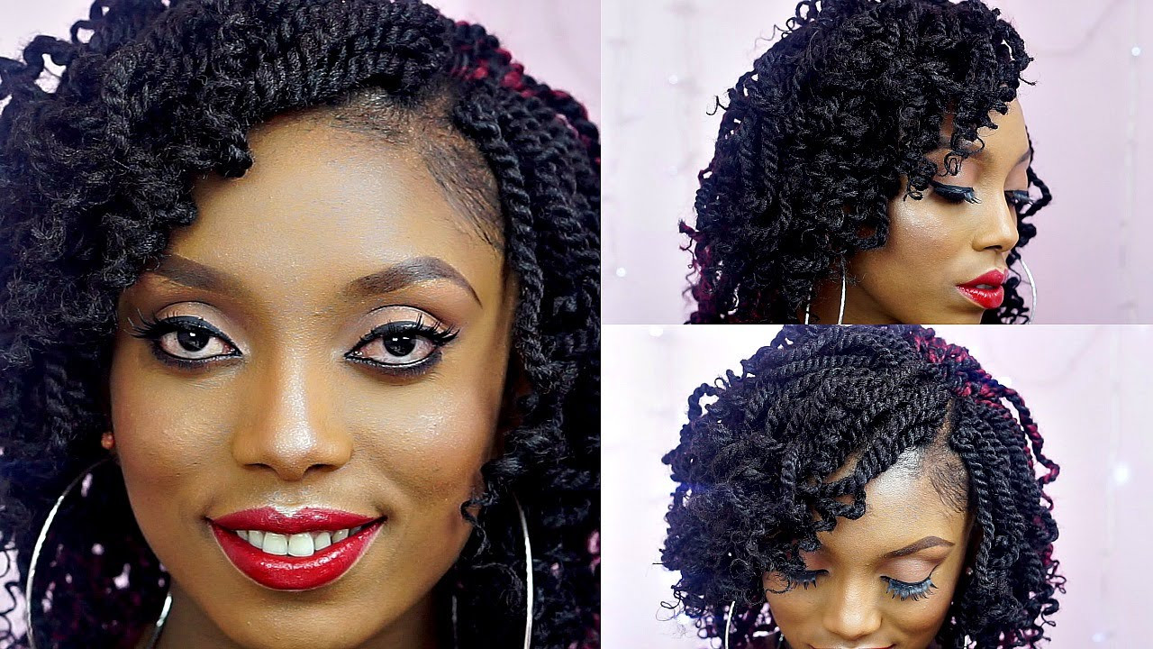 Crochet Kinky Twist Hairstyles
 How To Crochet Kinky Twists Tutorial Short Natural Hair