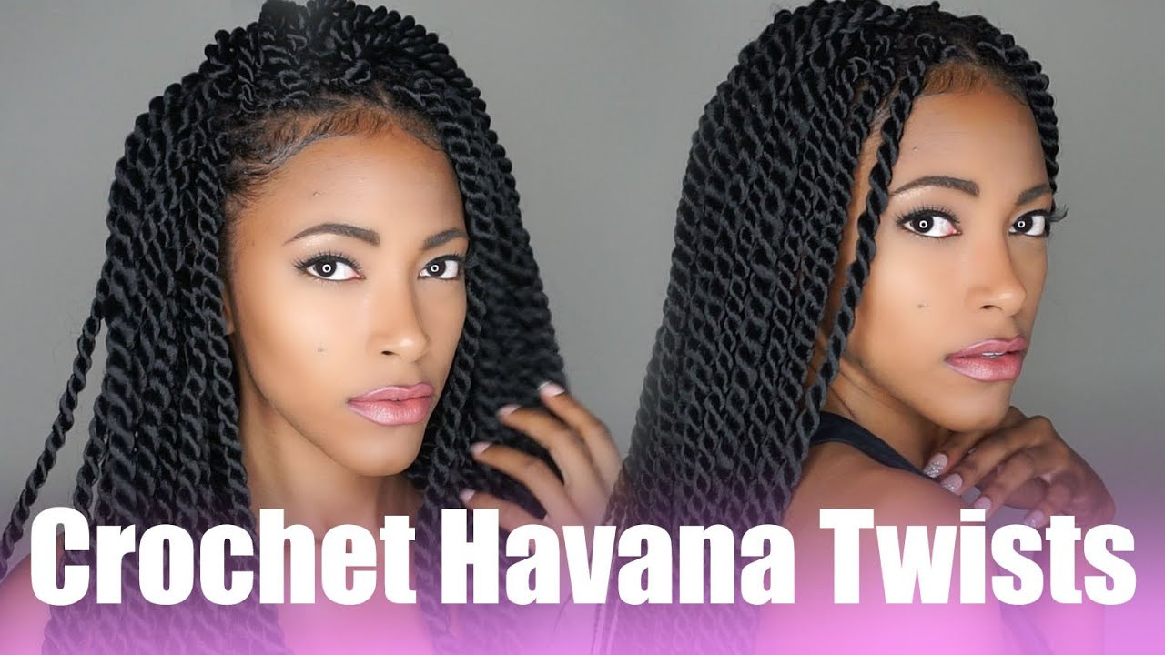 Crochet Twist Hairstyle Tutorial
 Crochet Marley Havana Twists Tutorial