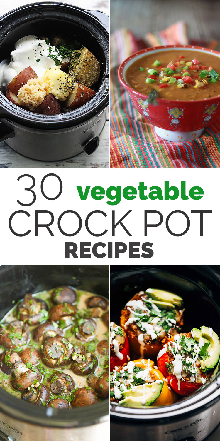 Crock Pot Recipes Vegetarian
 30 Delicious Ve able Crock Pot Recipes