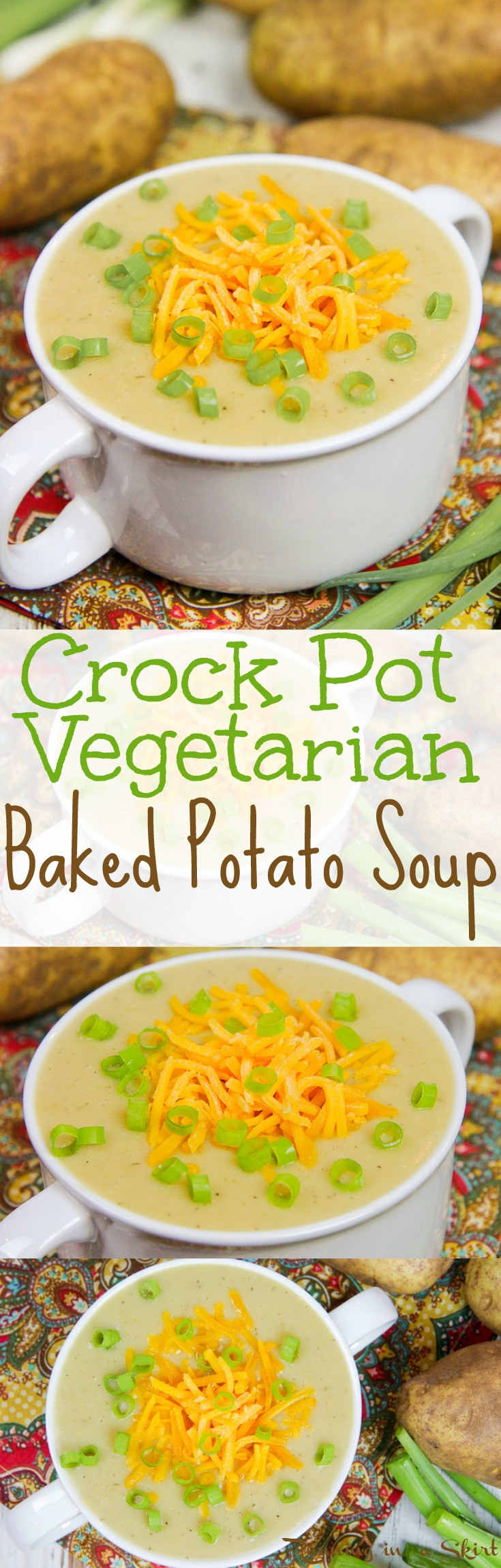 Crock Pot Recipes Vegetarian
 Crock Pot Ve arian Potato Soup recipe