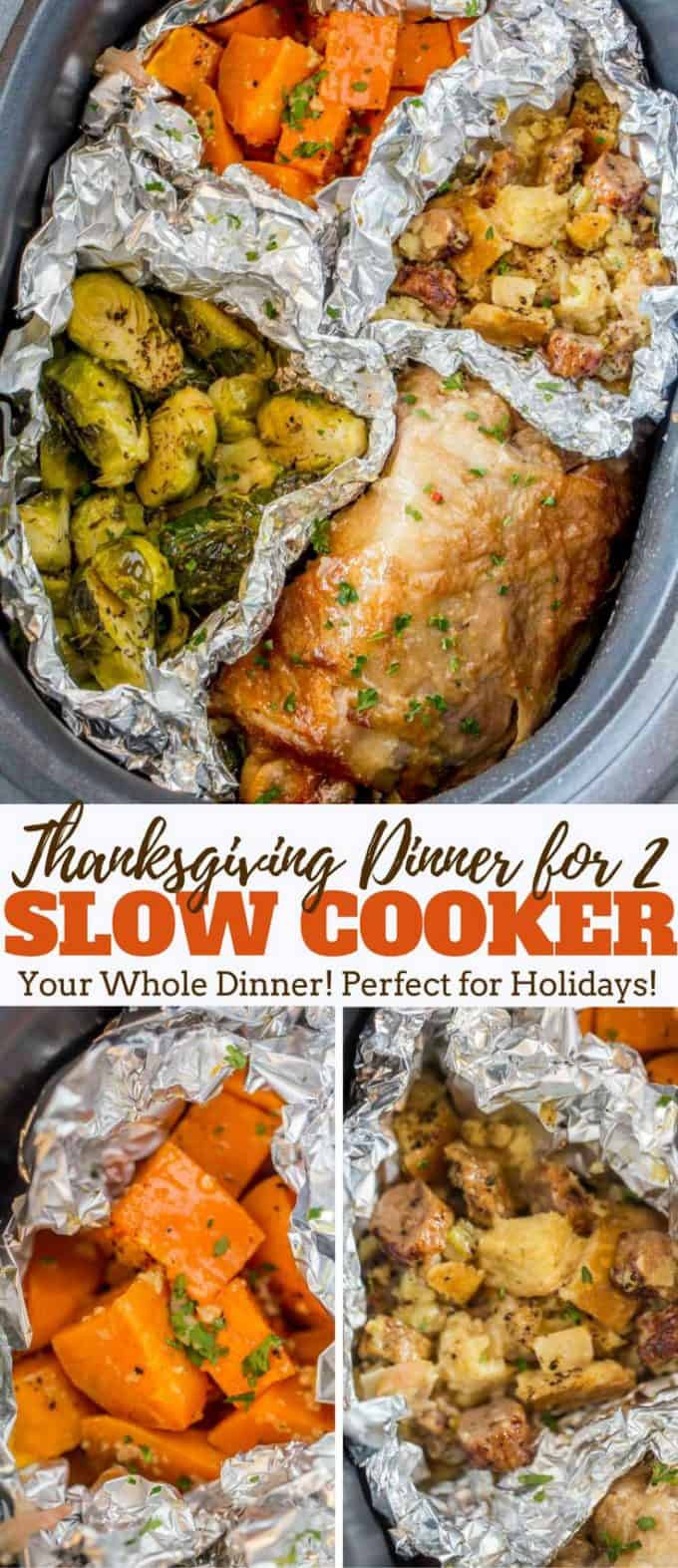 Crockpot Dinners For Two
 Slow Cooker Thanksgiving Dinner for 2 Dinner then