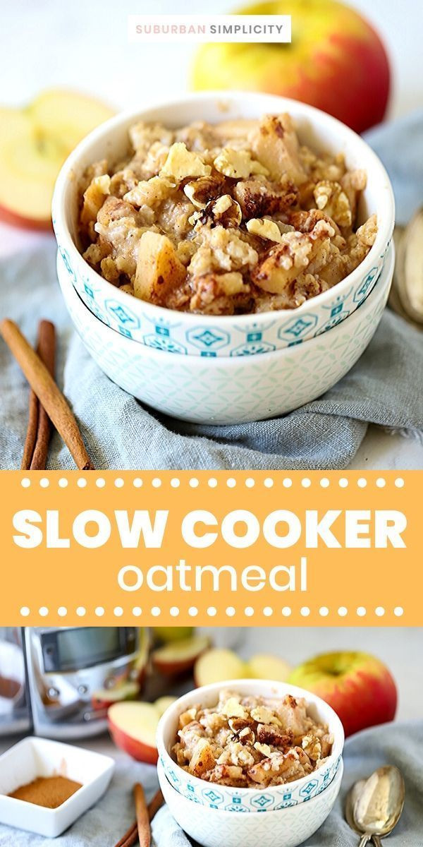 Crockpot Oatmeal With Quick Oats
 Crock Pot Oatmeal Recipe in 2020