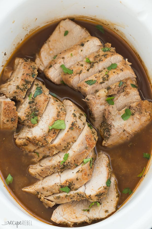 Crockpot Recipe Pork Loin
 Slow Cooker Pork Tenderloin & Honey Balsamic Glaze The