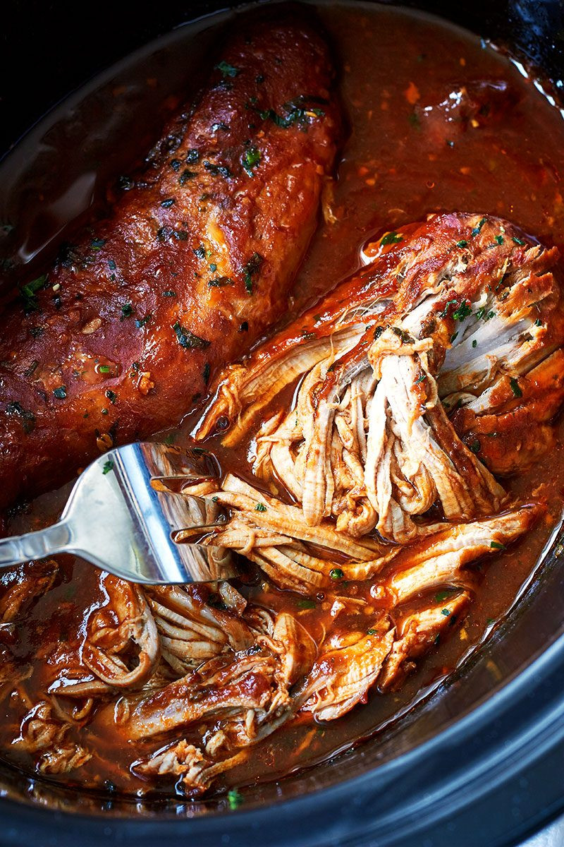 Crockpot Recipe Pork Loin
 Slow Cooker Honey Garlic BBQ Pork Tenderloin — Eatwell101