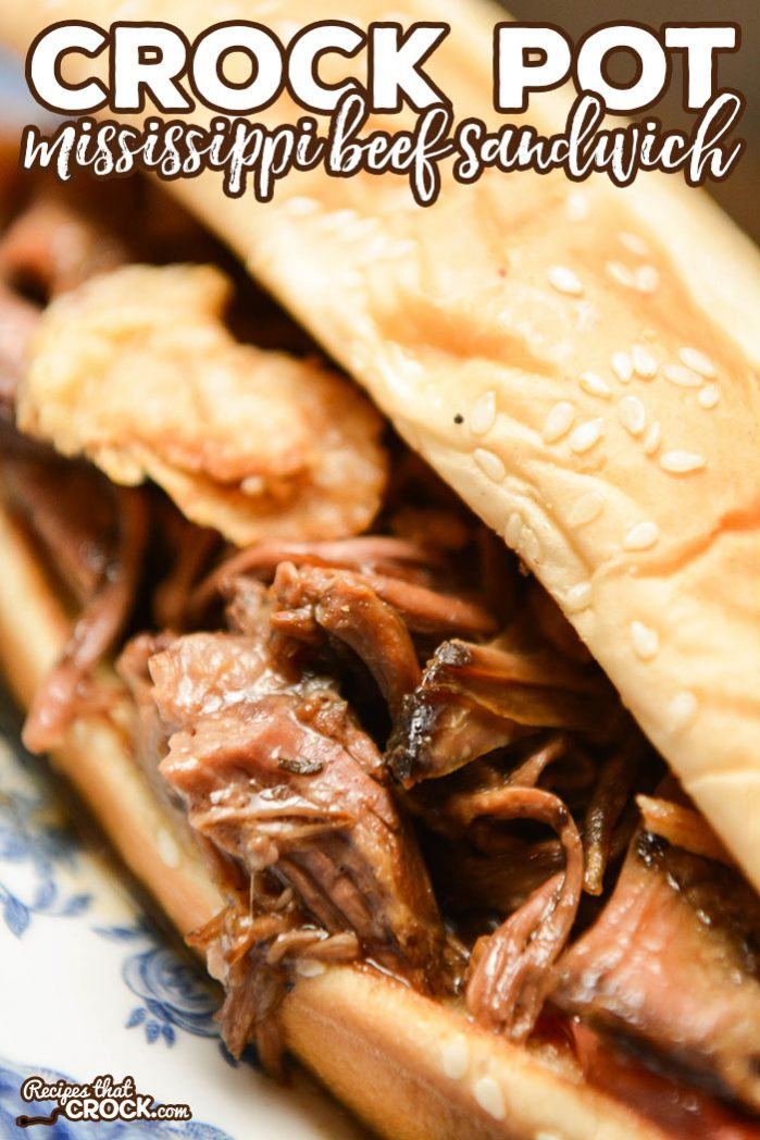 Crockpot Roast Beef Sandwiches Recipe
 Crock Pot Mississippi Beef Sandwiches Recipes That Crock