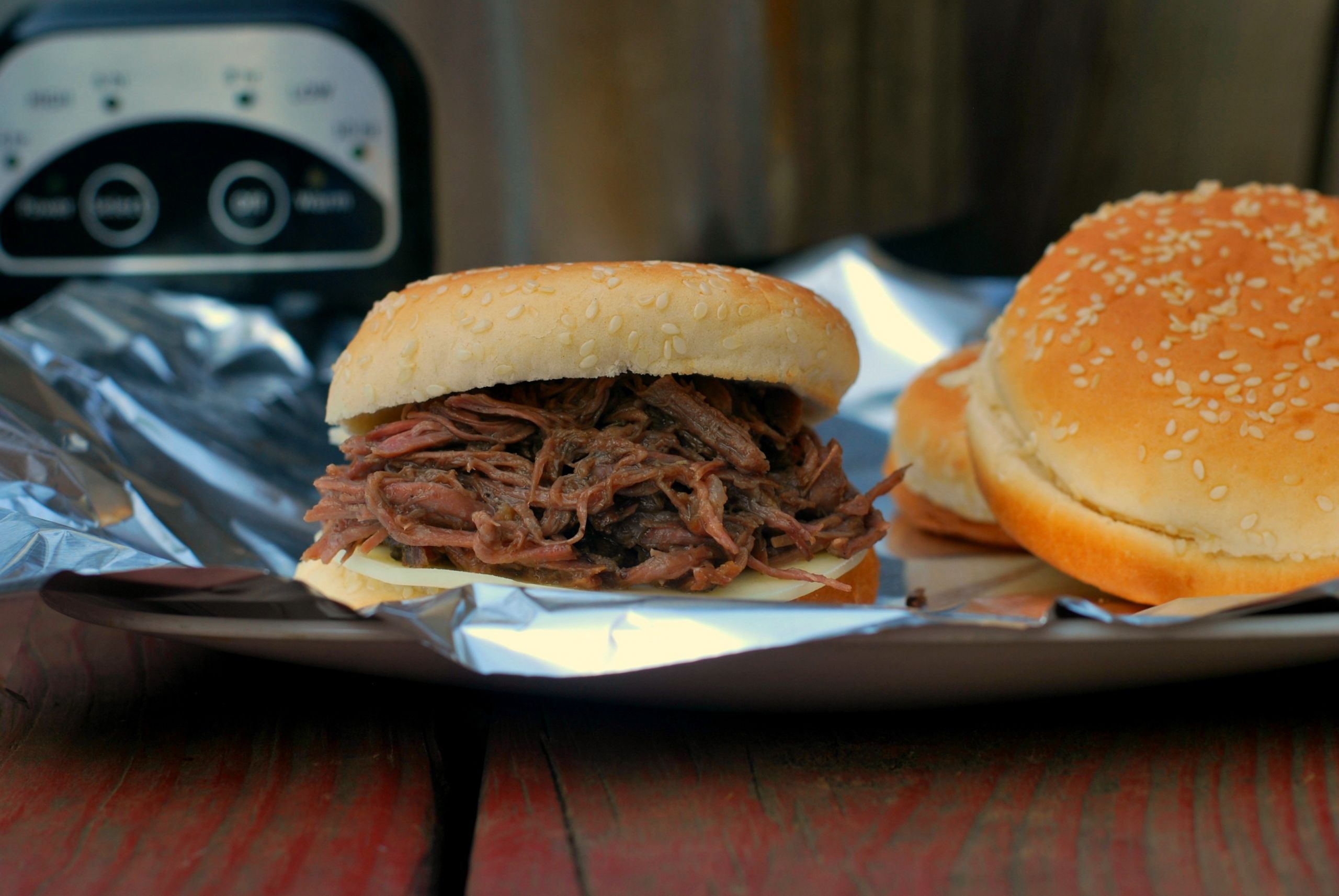 Crockpot Roast Beef Sandwiches Recipe
 Crock Pot Roasted Garlic Beef Sandwiches Aunt Bee s Recipes